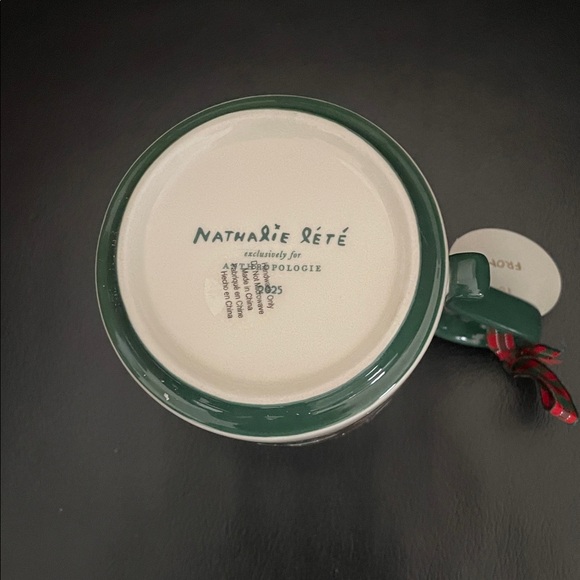 NWT: Anthropologie Nathalie Lete Holiday Monogram “L” Mug - Picture 4 of 5